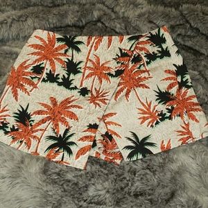Tropical Jacquared Skort